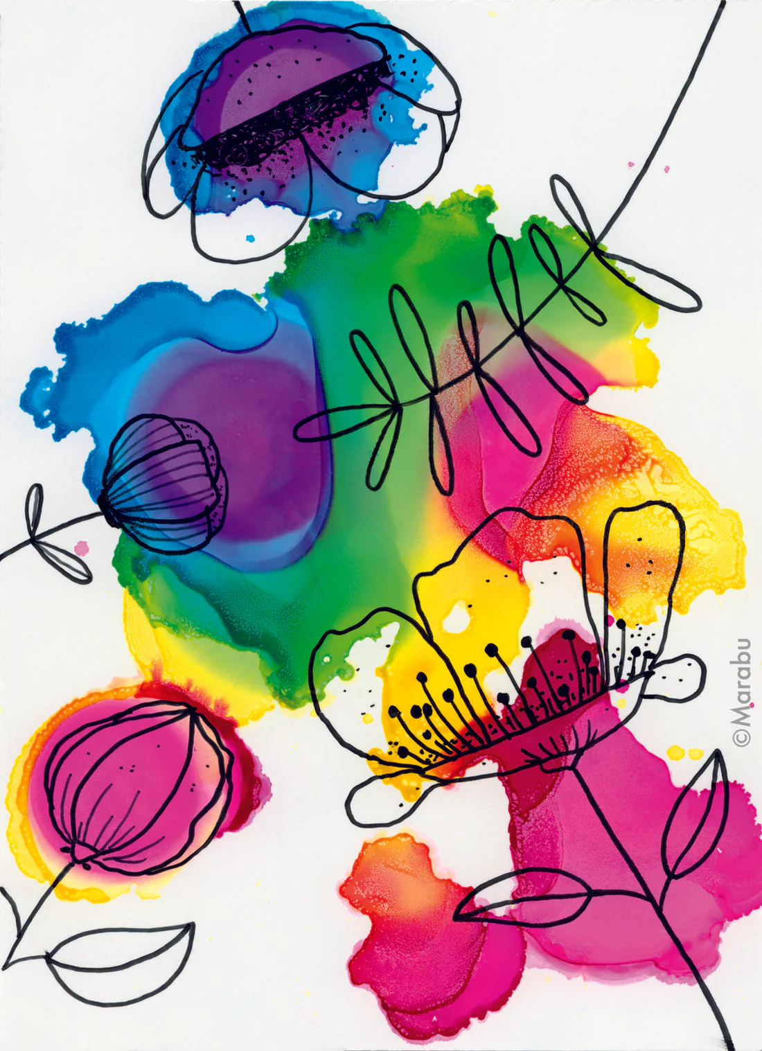 Outlet40 Чернила спиртовая 285, Коричневый, 20 мл, Marabu/1022140 1