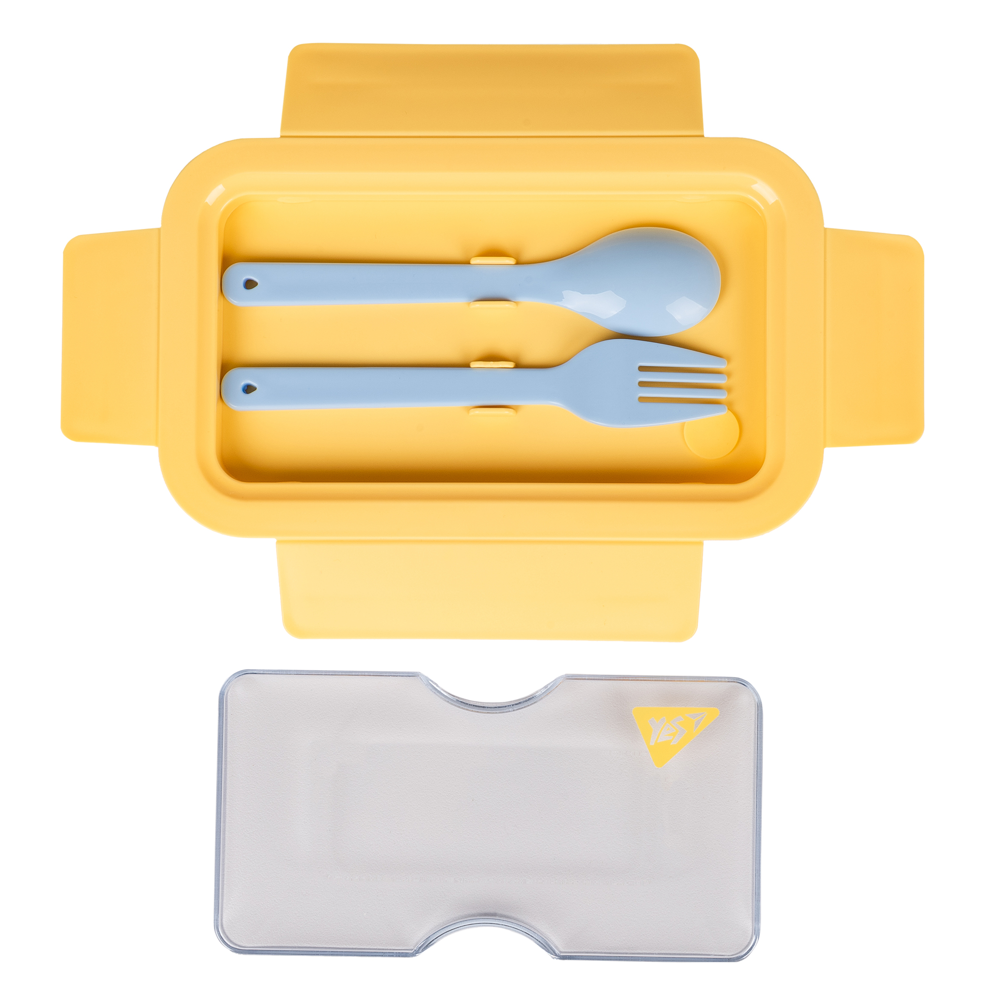 Outlet60 Контейнер "Fusion" 850 мл, с принадлежностями, желто-голубой, 708168 Yes 2