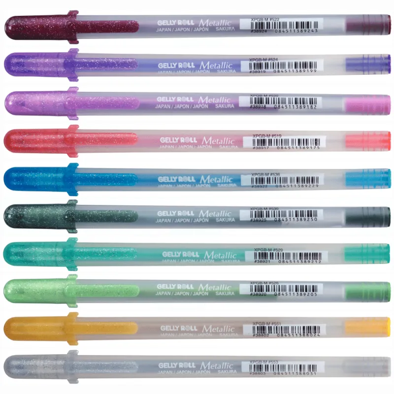 Outlet75 Outlet Набор гелевых ручек Metallic, 12 цв, Sakura/862571/1012541 3