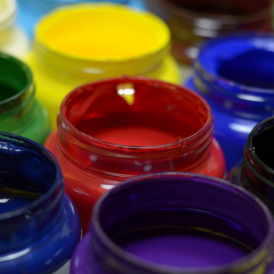 Outlet40 Краска акриловая, Красная, 400 мл, Rosa Studio 3