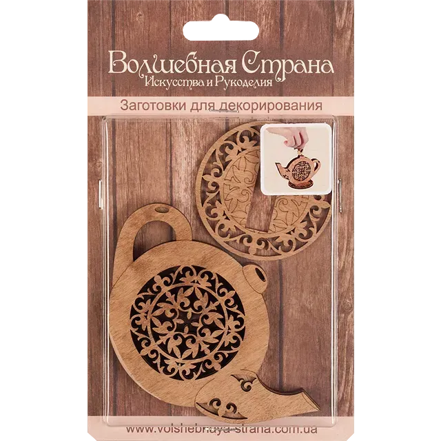 Заготовка-копилка для декорирования "Чайник" 11,5*7 см, FLC-015 (3D) 1