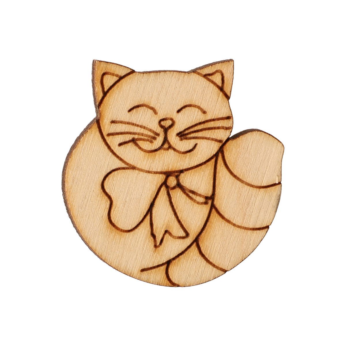 Прищепка декоративная "Кот клубочком", 000991 ArtBober