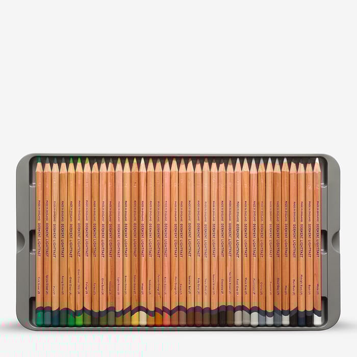 Набір олівців олійних "Lightfast", 72 кол., метал. коробка, Derwent 6
