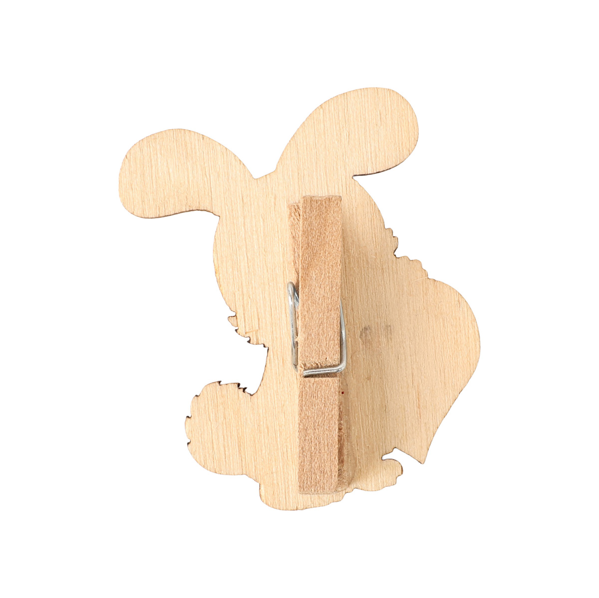 Прищепка декоративная "Зайчик с сердцем", 000764 ArtBober 1