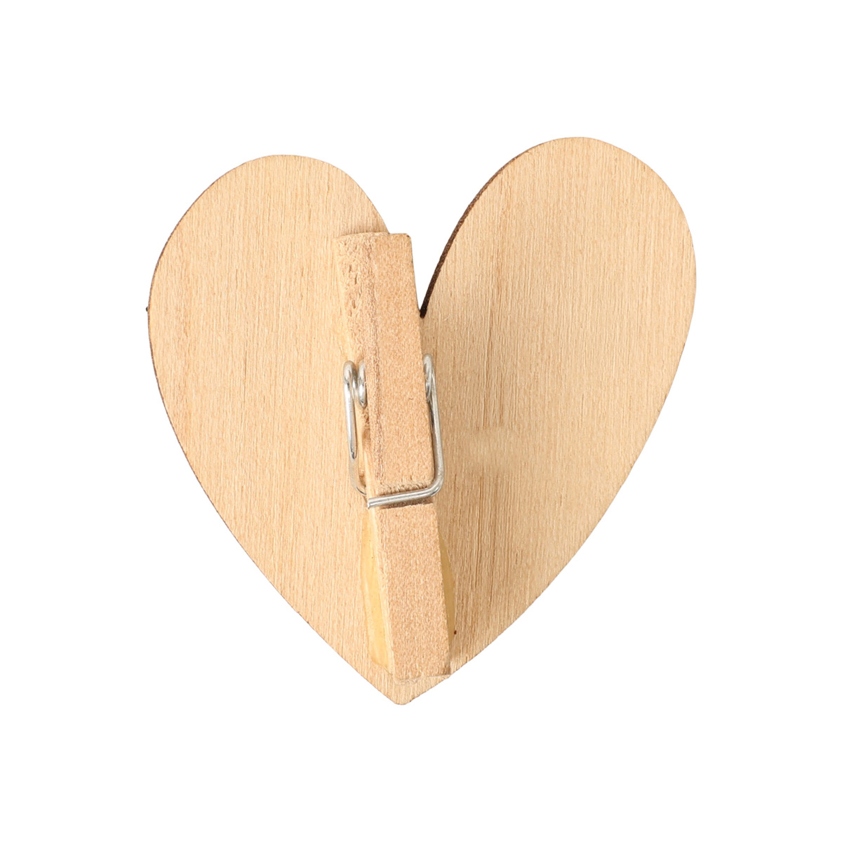 Прищіпка декоративна "Серце з пташкою", 000752 ArtBober 1