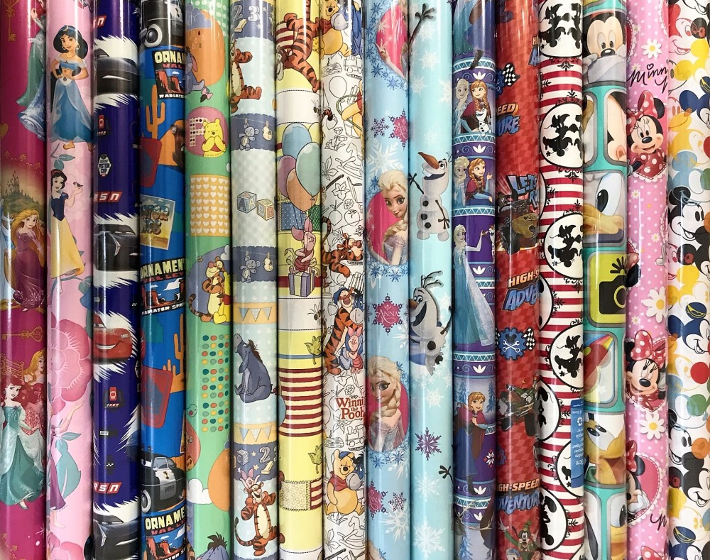 Папір пакувальний 200*70 см Disney Akvarel, GW-15234