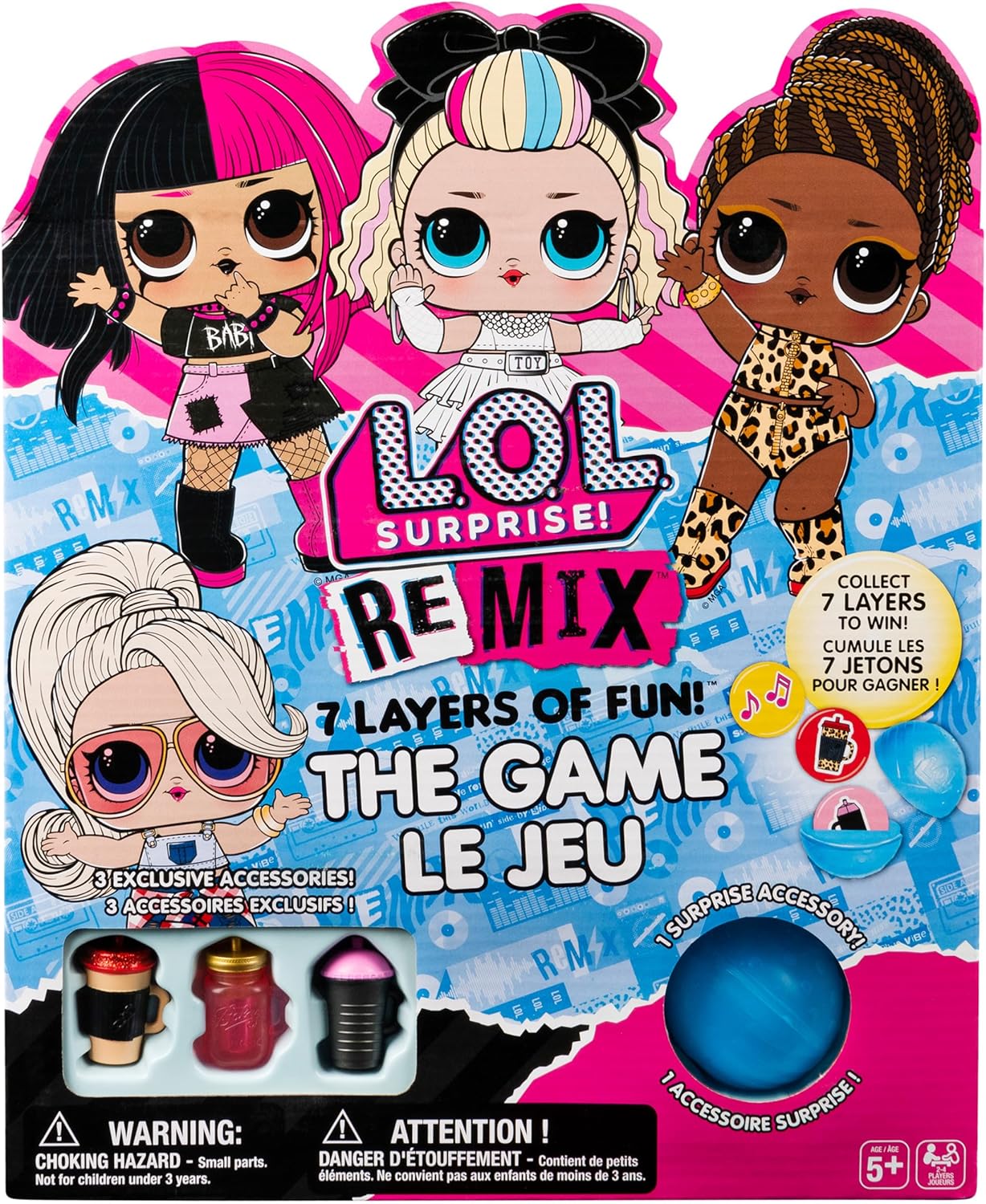 Гра настільна "L.O.L. Surprise" з 4-ма ексклюзивними аксесуарами L.O.L., SM98234/6042059