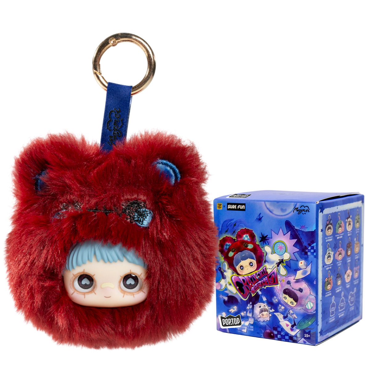 Коллекционная мягкая игрушка с кольцом Pop Top Hi Toy серии "Maymei" - Безумный Цирк (в дисп., в асс.), HC029