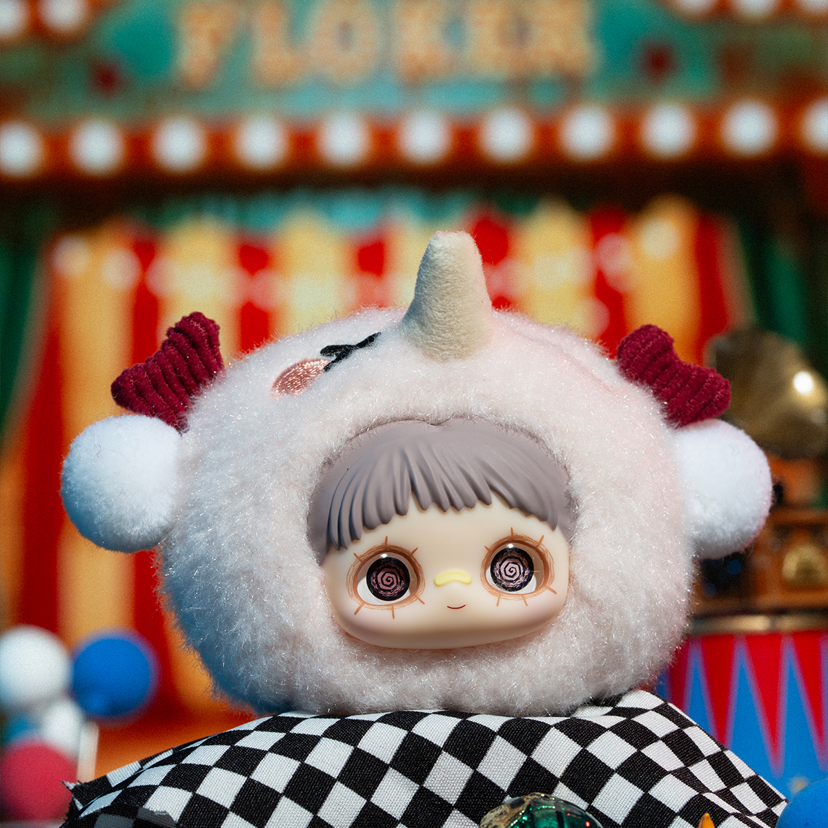 Коллекционная мягкая игрушка с кольцом Pop Top Hi Toy серии "Maymei" - Безумный Цирк (в дисп., в асс.), HC029 3