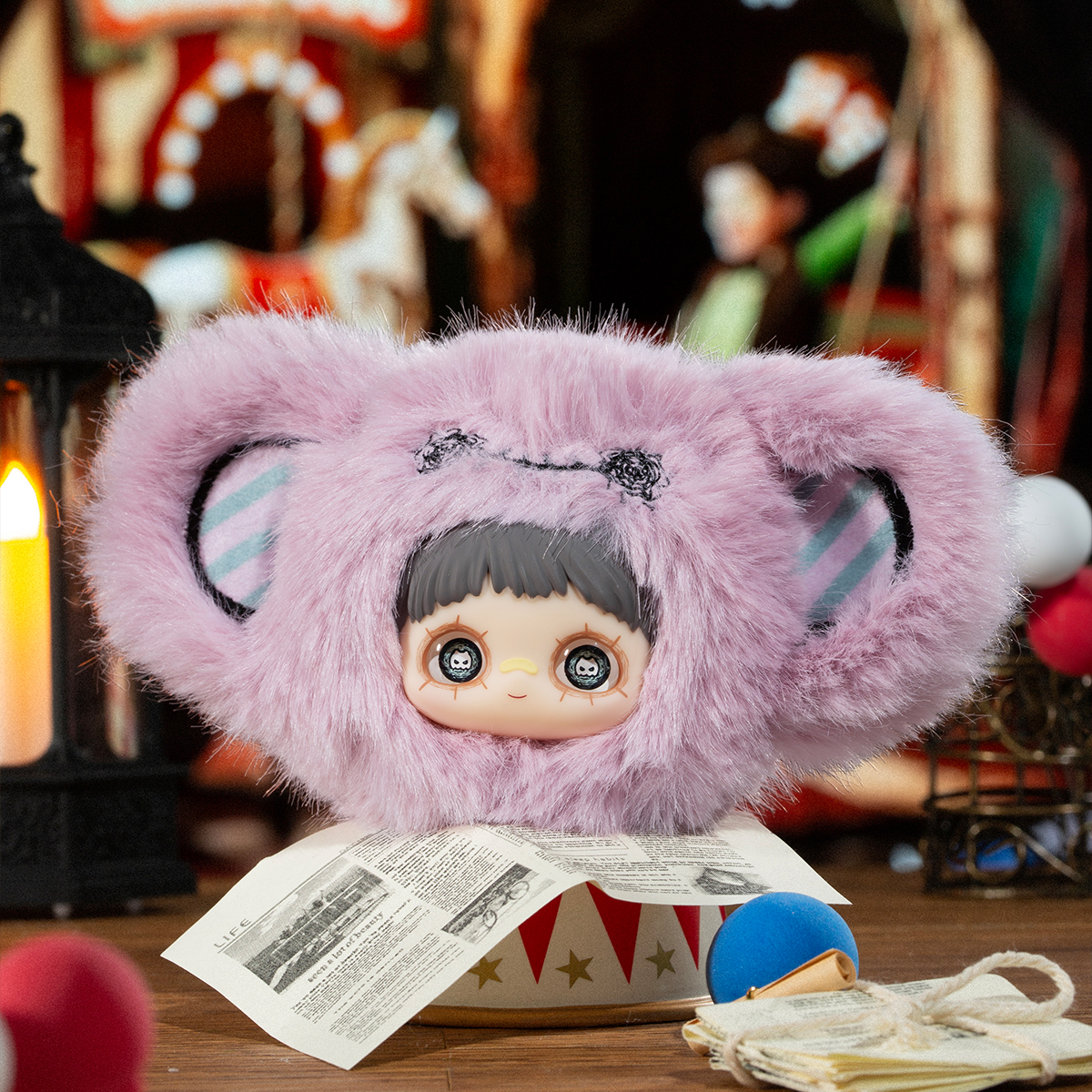 Коллекционная мягкая игрушка с кольцом Pop Top Hi Toy серии "Maymei" - Безумный Цирк (в дисп., в асс.), HC029 7