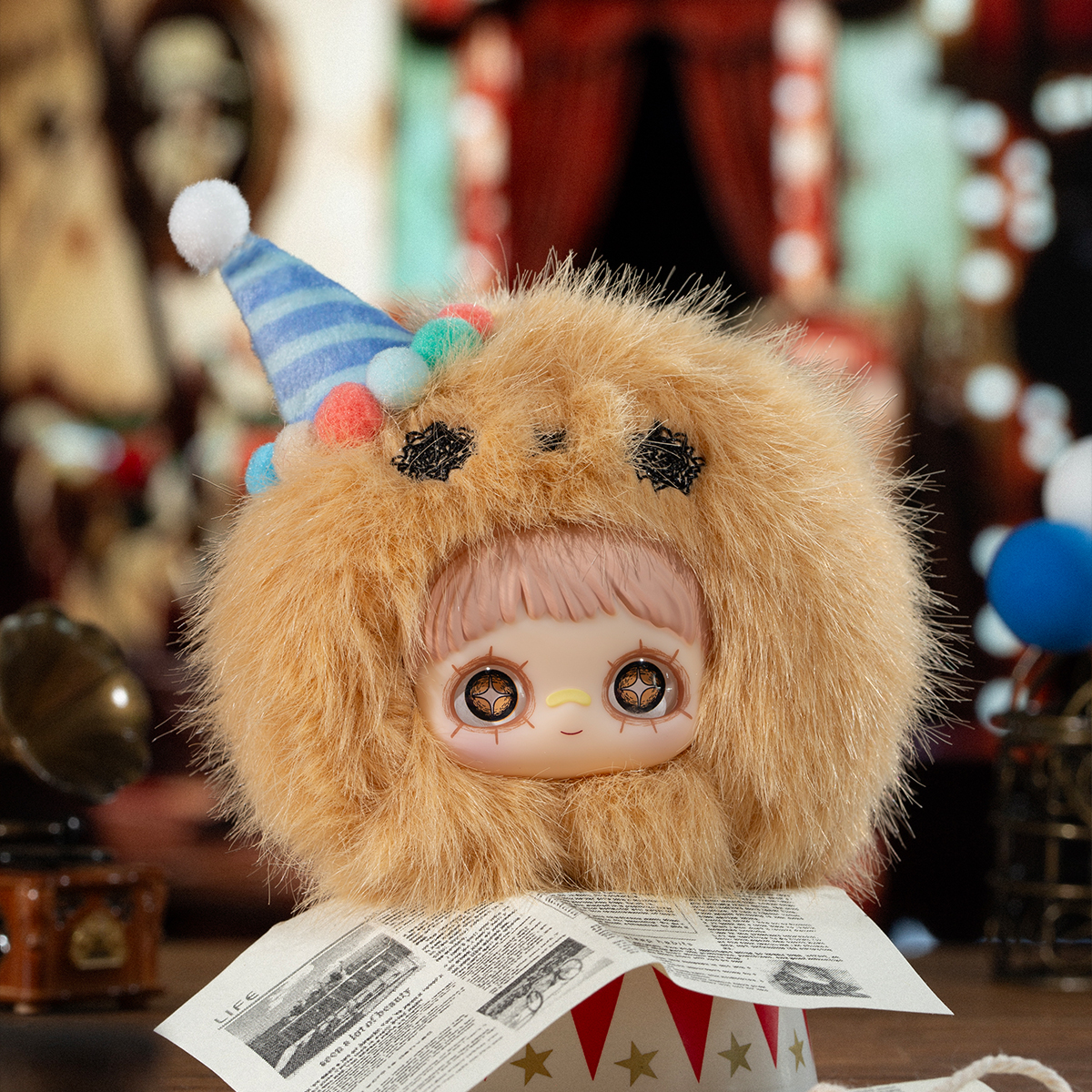 Коллекционная мягкая игрушка с кольцом Pop Top Hi Toy серии "Maymei" - Безумный Цирк (в дисп., в асс.), HC029 13