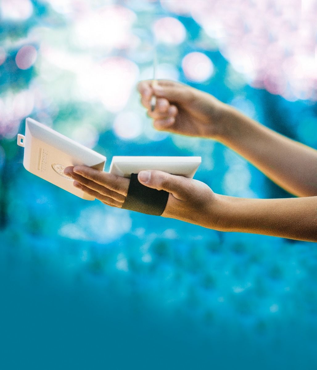 Набір акварельних фарб "Sennelier" La Petite, 24 кол., кювета, пластиковий пенал + пензль, N131681 2