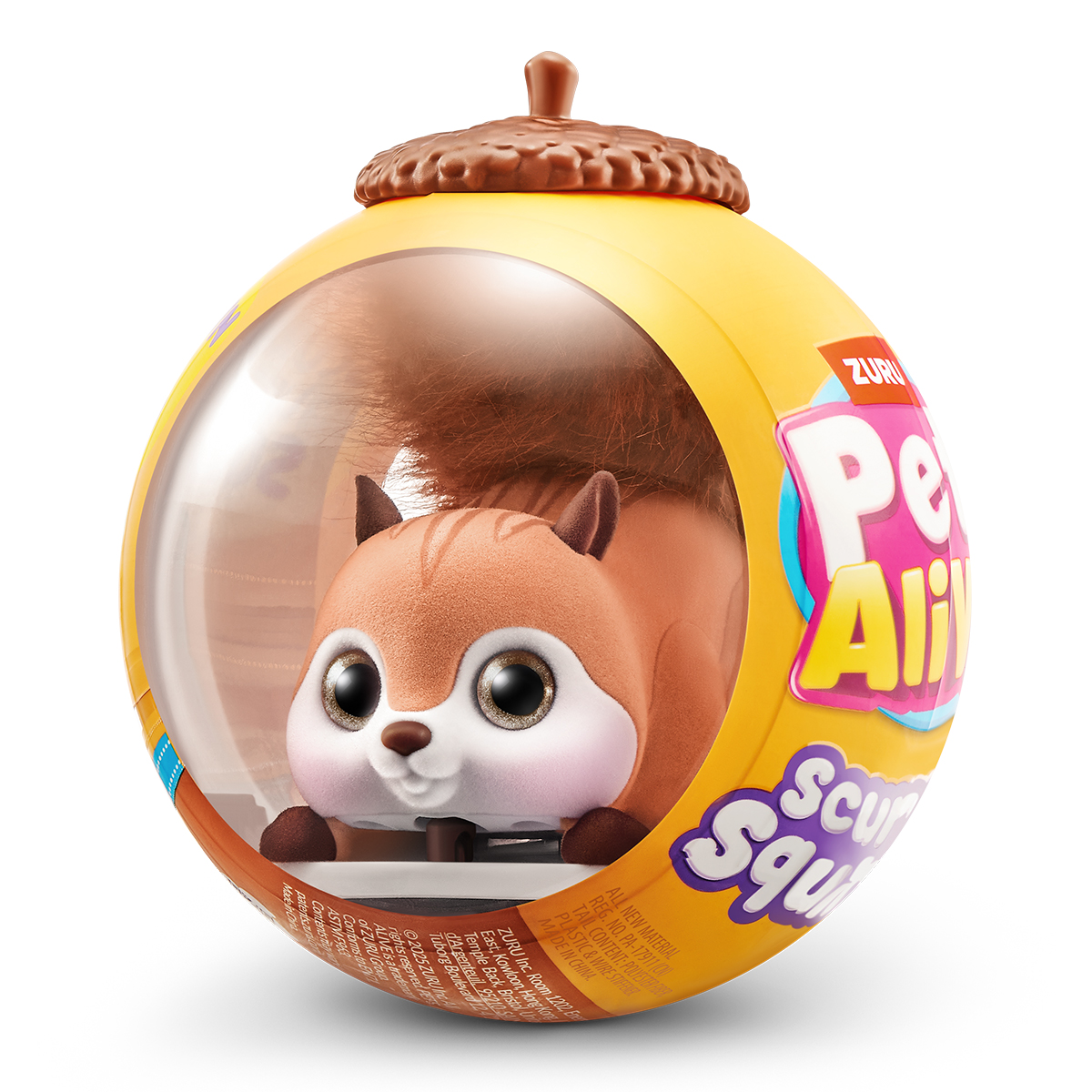 Інтерактивна іграшка PETS ALIVE S1 – Білочка (коричневий), 9565E