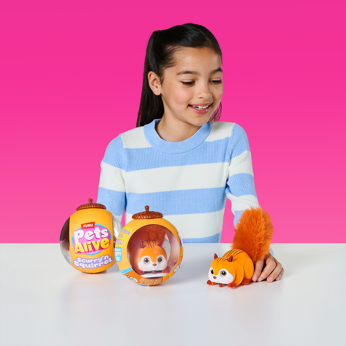 Інтерактивна іграшка PETS ALIVE S1 – Білочка (помаранчевий), 9565FA 4