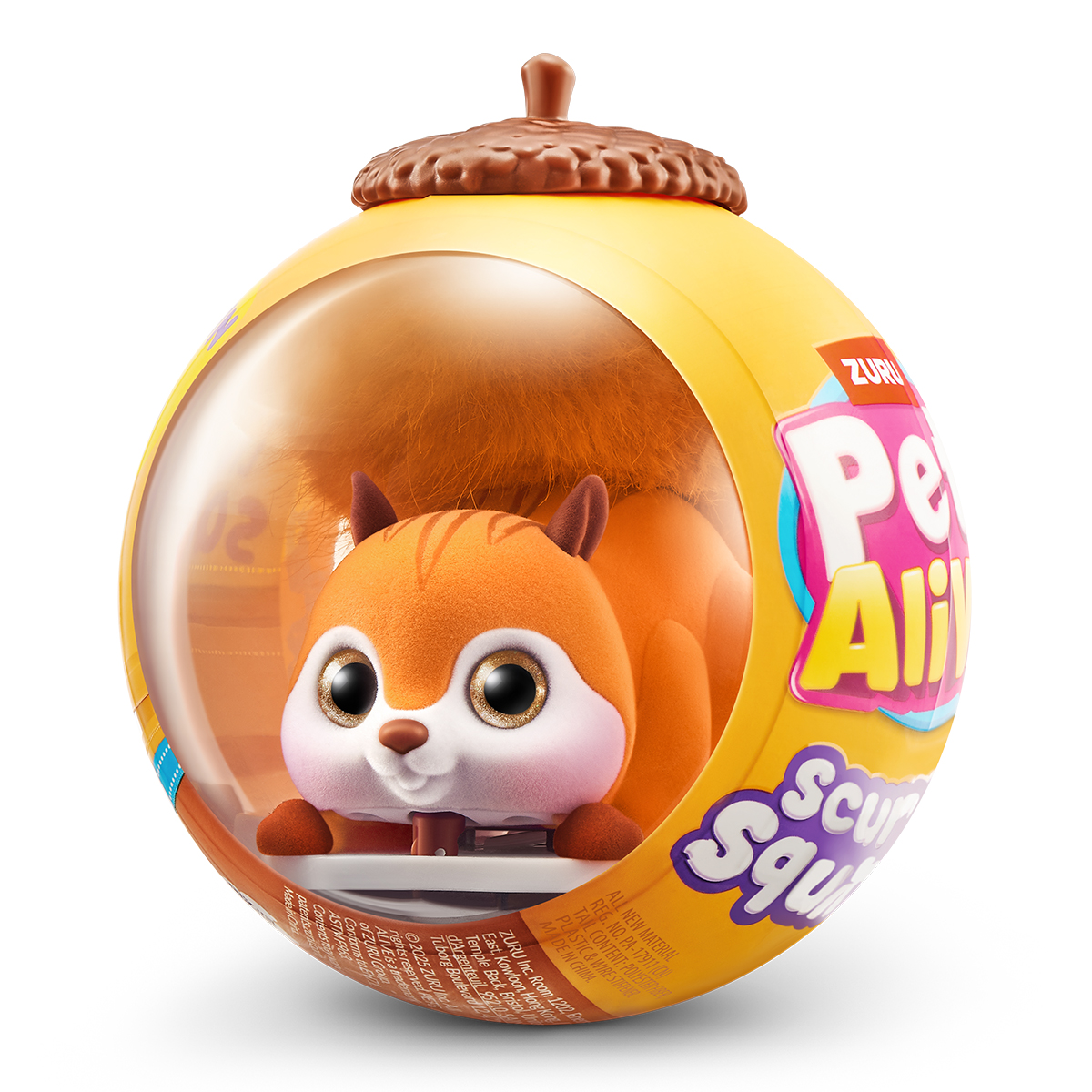 Інтерактивна іграшка PETS ALIVE S1 – Білочка (помаранчевий), 9565FA