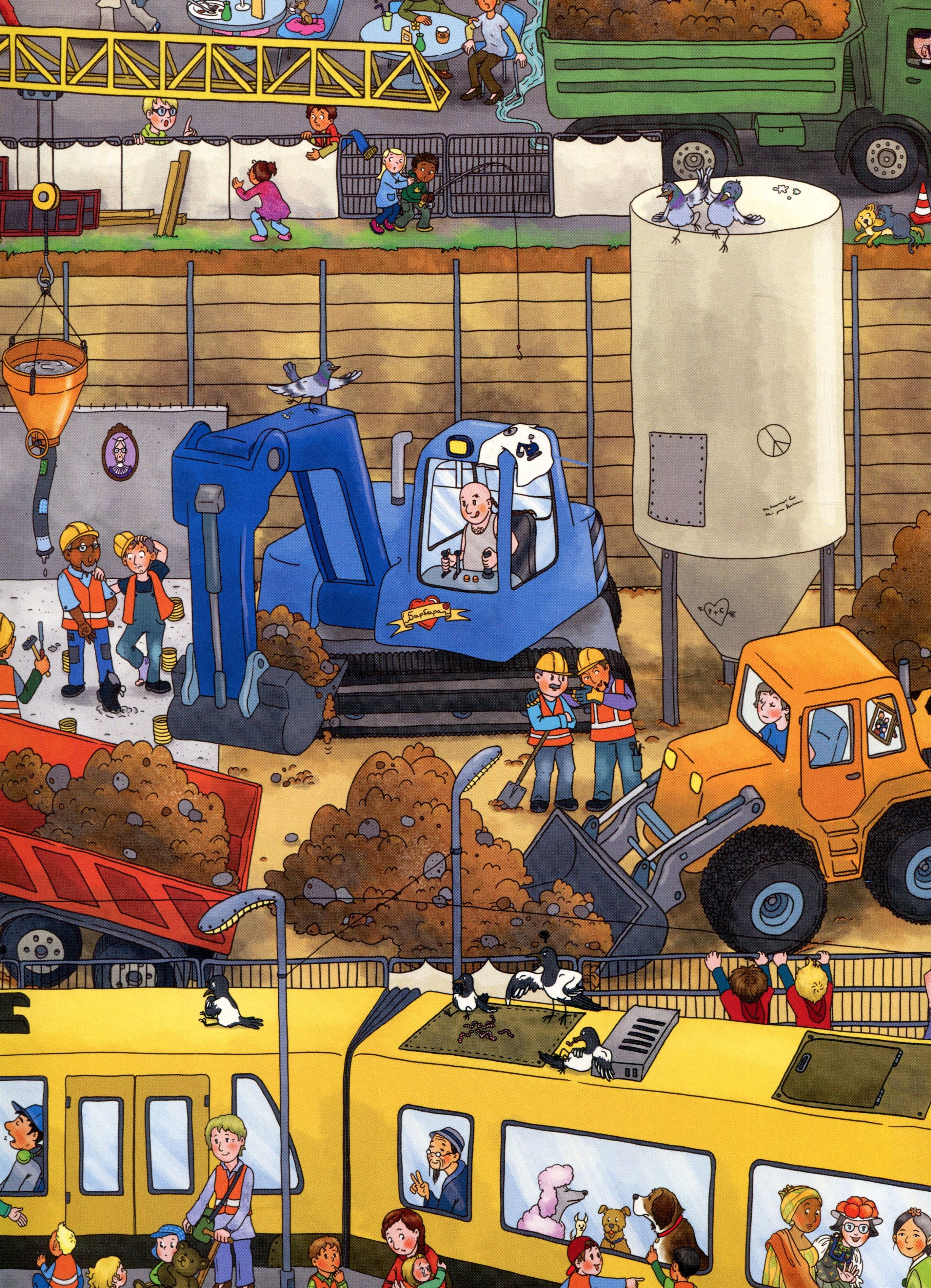 Книга "Ґьонтґен І. Великий віммельбух. На будівництві" (у) (5200) 3