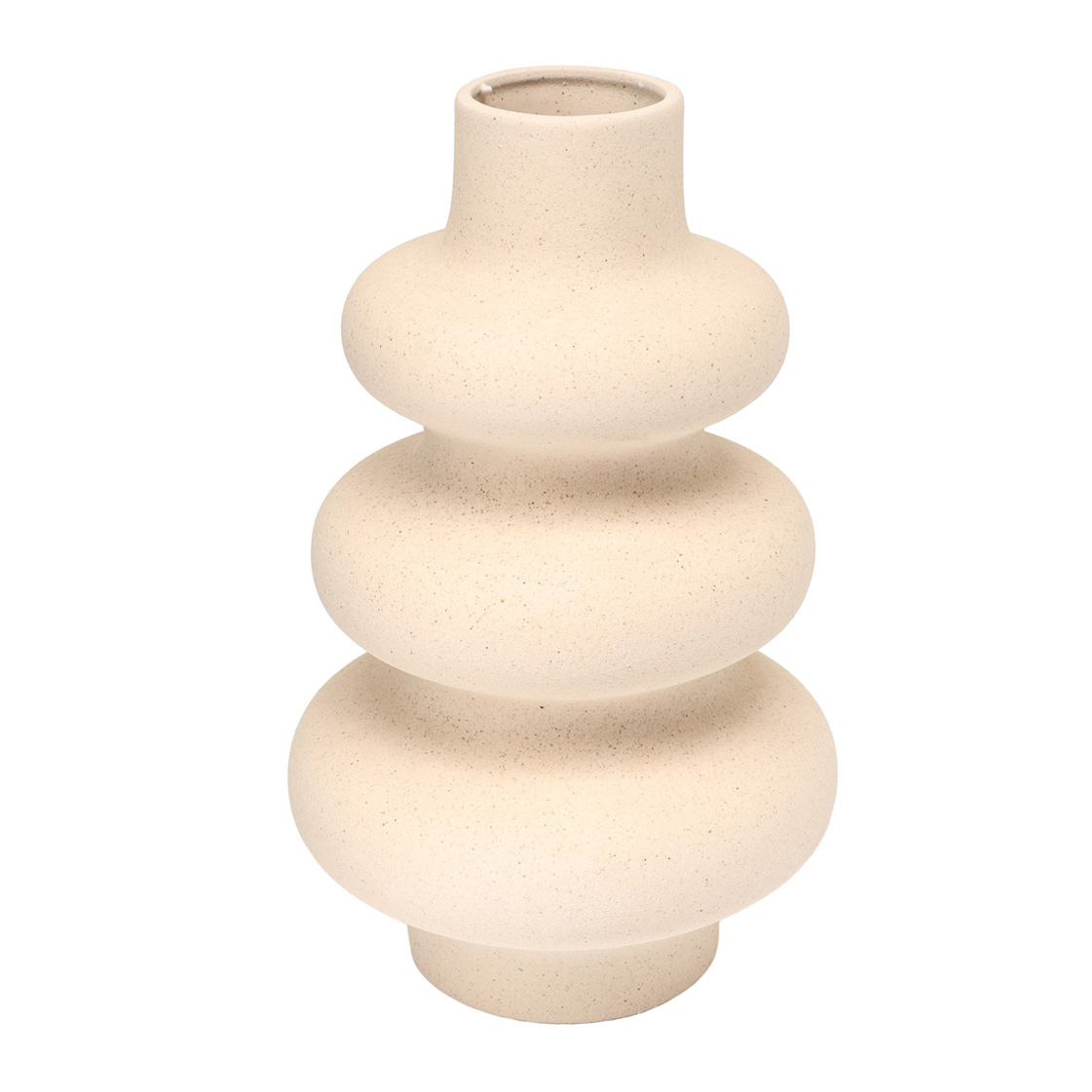 Ваза "ART", бежевая, h 22,5 см