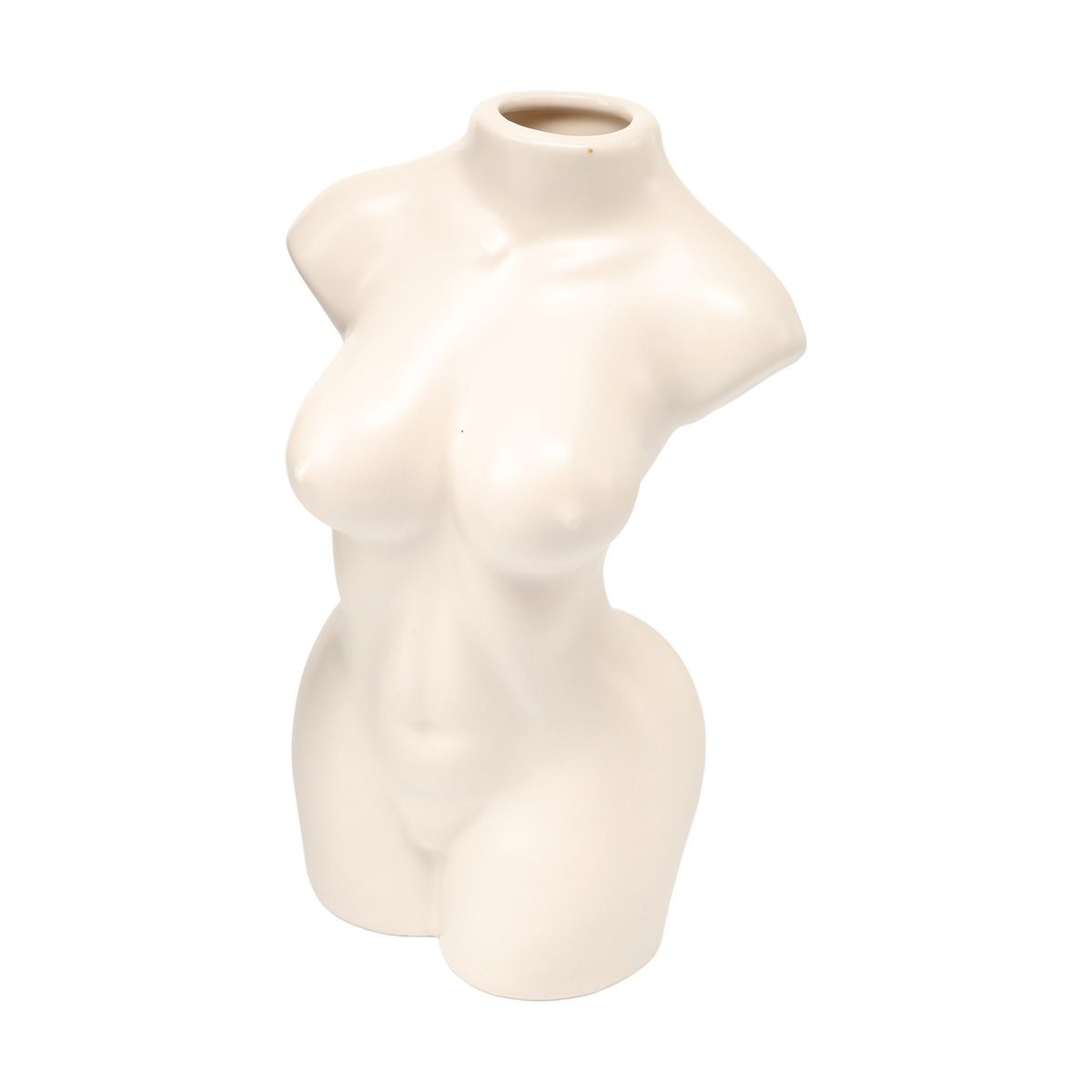 Ваза "Cachepot", белая, h 21 см