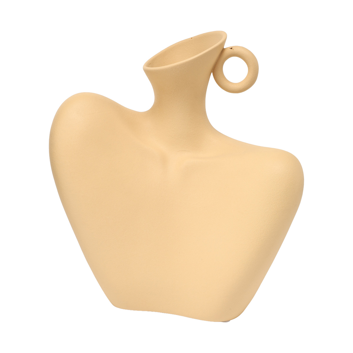 Ваза "Woman Body" бежевая h 21 см
