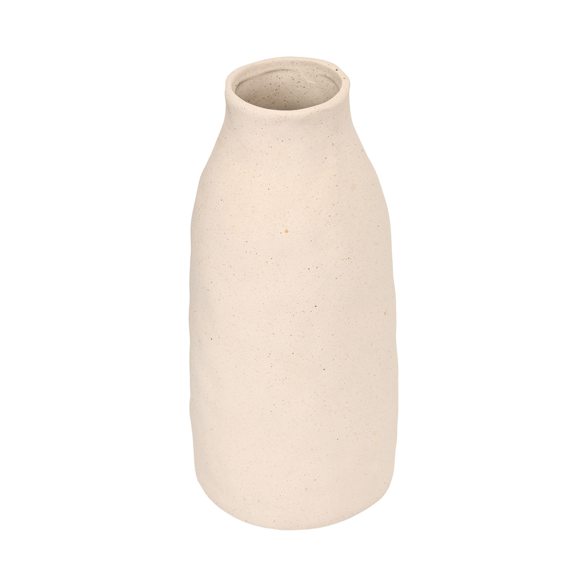 Ваза декоративная белая h 21 см