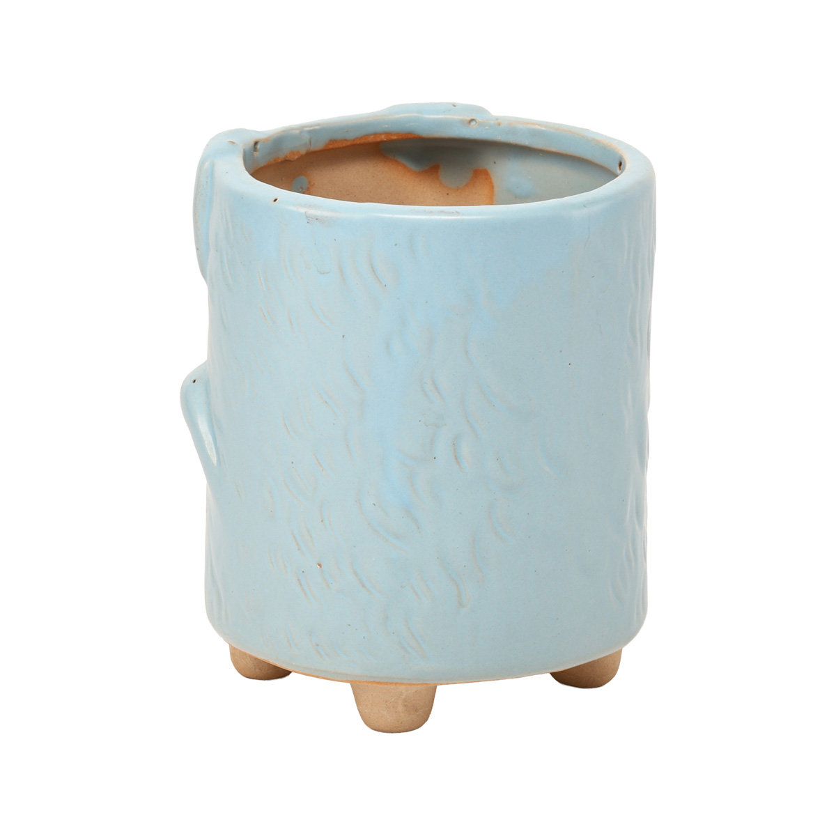 Кашпо "Голубой поросенок", d 6 см 1