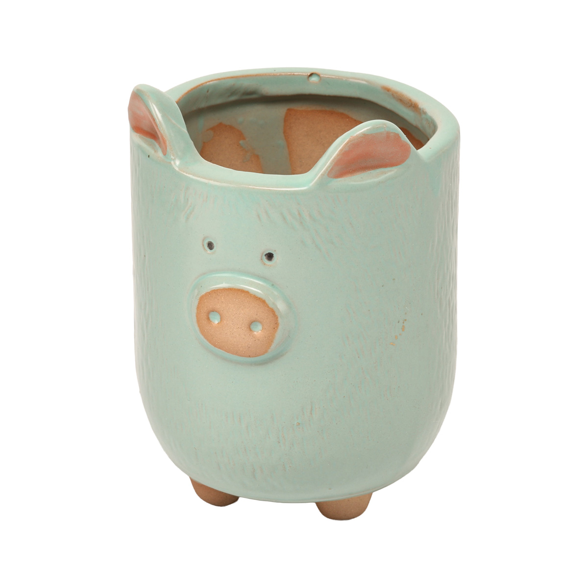 Кашпо "Лазурный поросенок", d 6 см