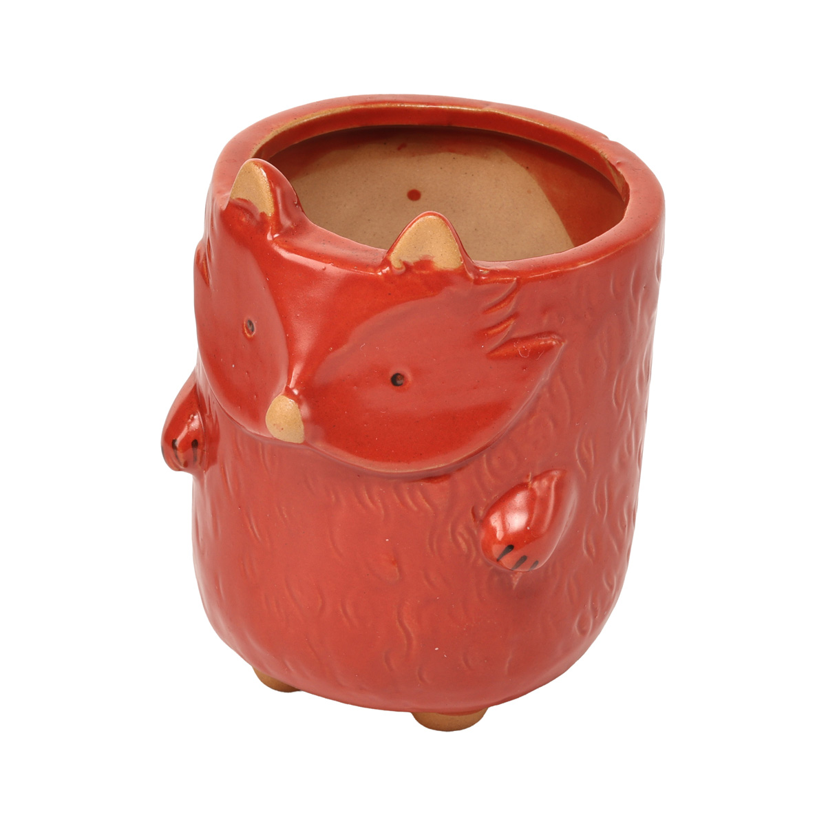 Кашпо "Рыжая лисичка", d 6 см