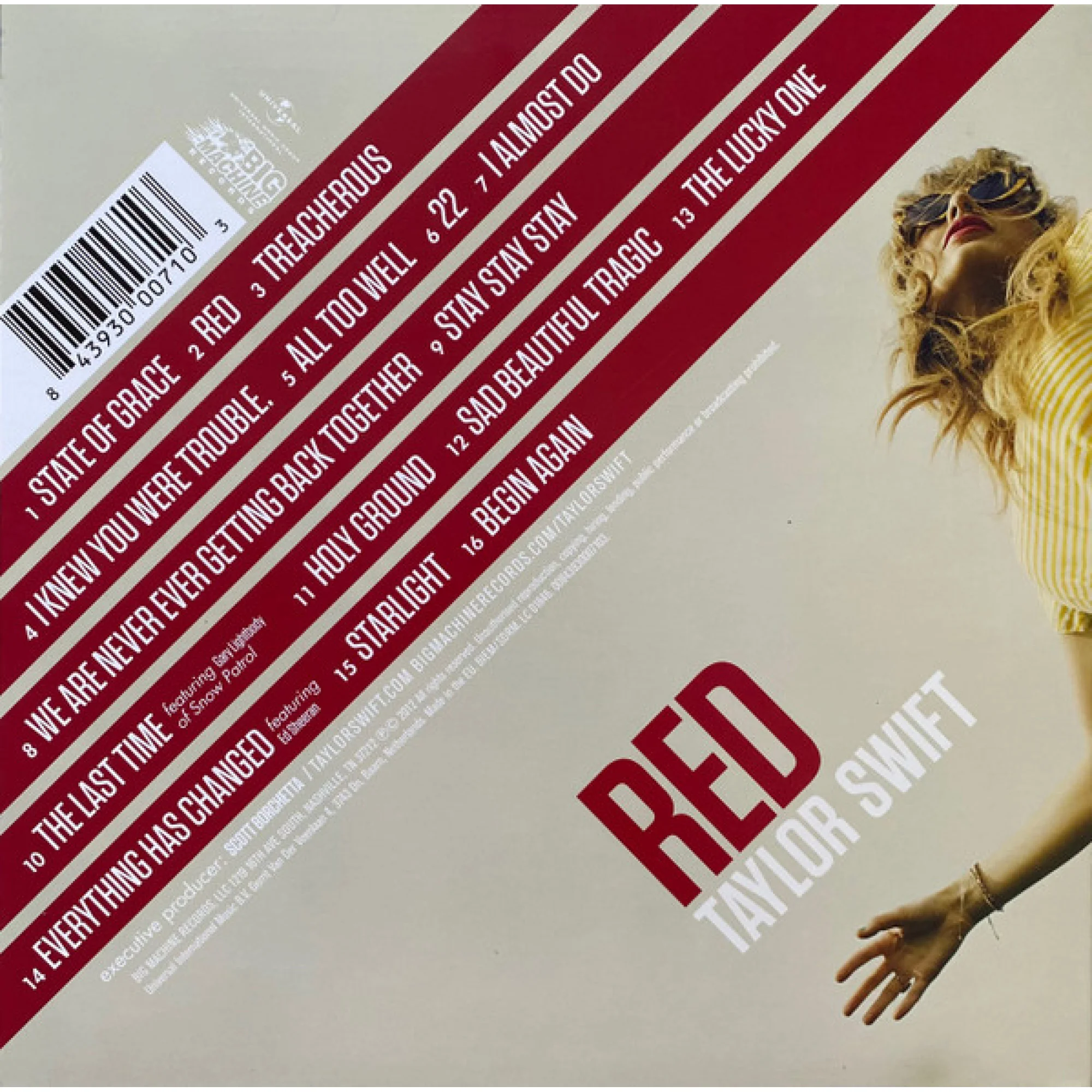 Вінілова платівка TAYLOR SWIFT: RED 5
