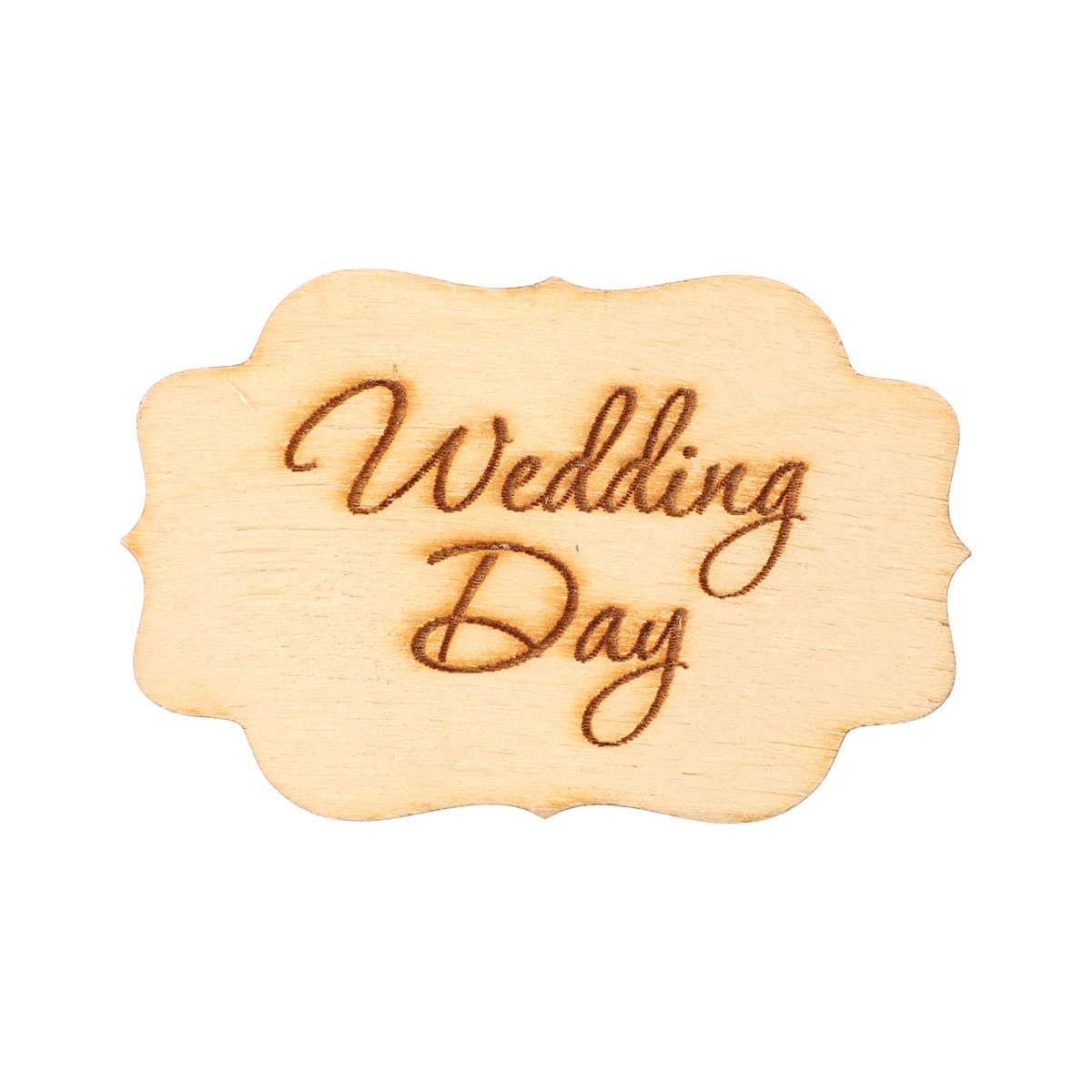 Заготовка деревянная Шильда "Wedding Day", Ч268