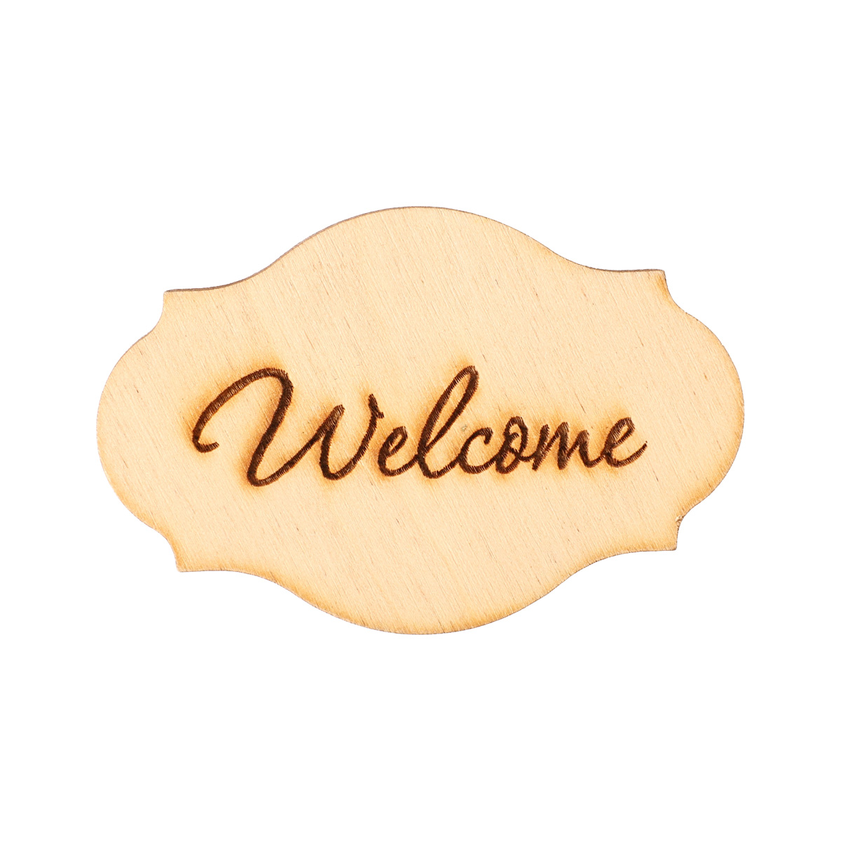 Заготовка деревянная Шильда "Welcome", Ч269
