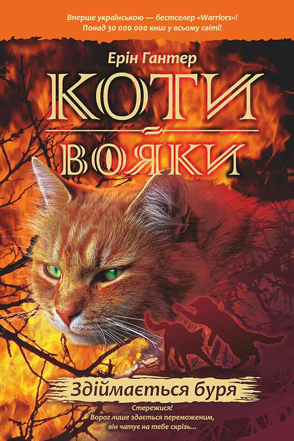 Книга "Гантер Э. Коты - воины. Кн.4. Поднимается буря" (т/о) (у) (2931) 1
