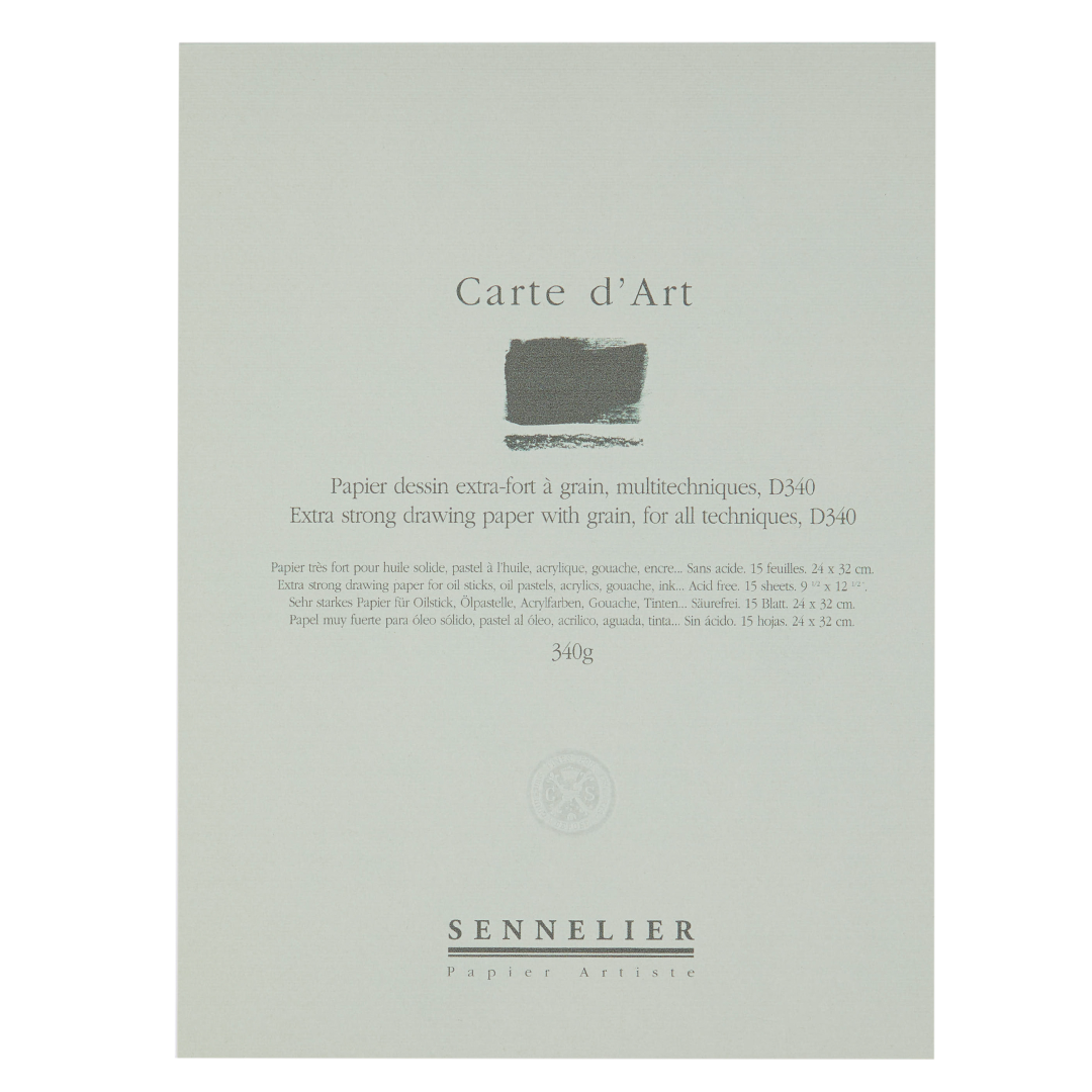 Альбом-склейка мультитехніка "Sennelier" Carte d’art, 15 арк., 340 г/м, 24*32 см, N136211