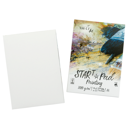 Склейка STAR T (mixed media), А6 (10,5*14,8 см), 300 г/м2, 20 арк., Smiltainis 1