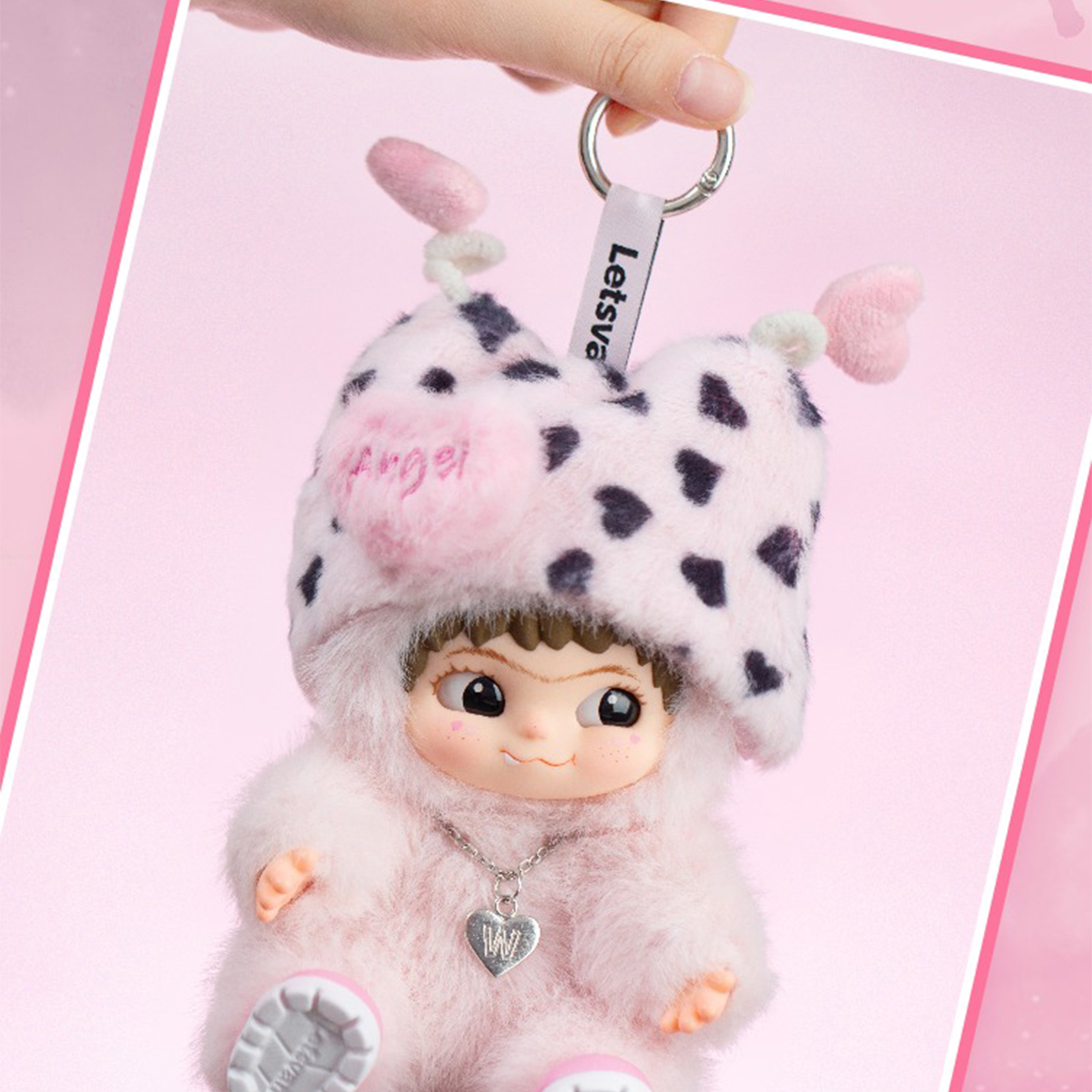 Мягкая игрушка лимитированная Pop Top Letsvan серии "Wakuku" - Ангел, 17WK-07D9 2