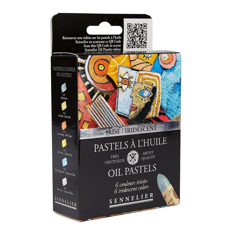 Набір олійної пастелі "Sennelier" Iridescence, 6 кол., картон, N132519.61