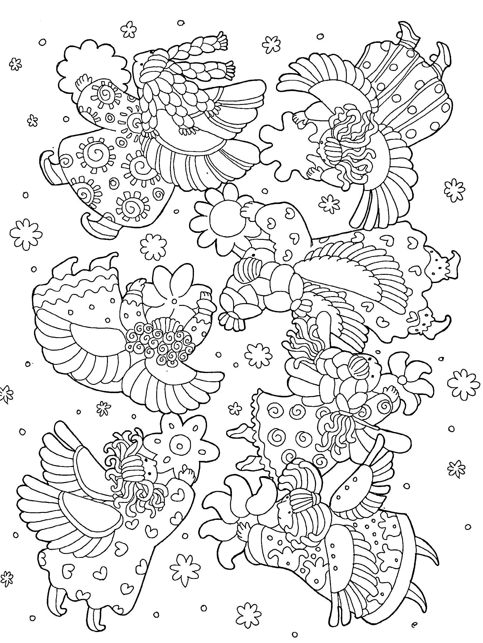 Розмальовка-антистрес "Різдвяна казка" (у) (3670) 4