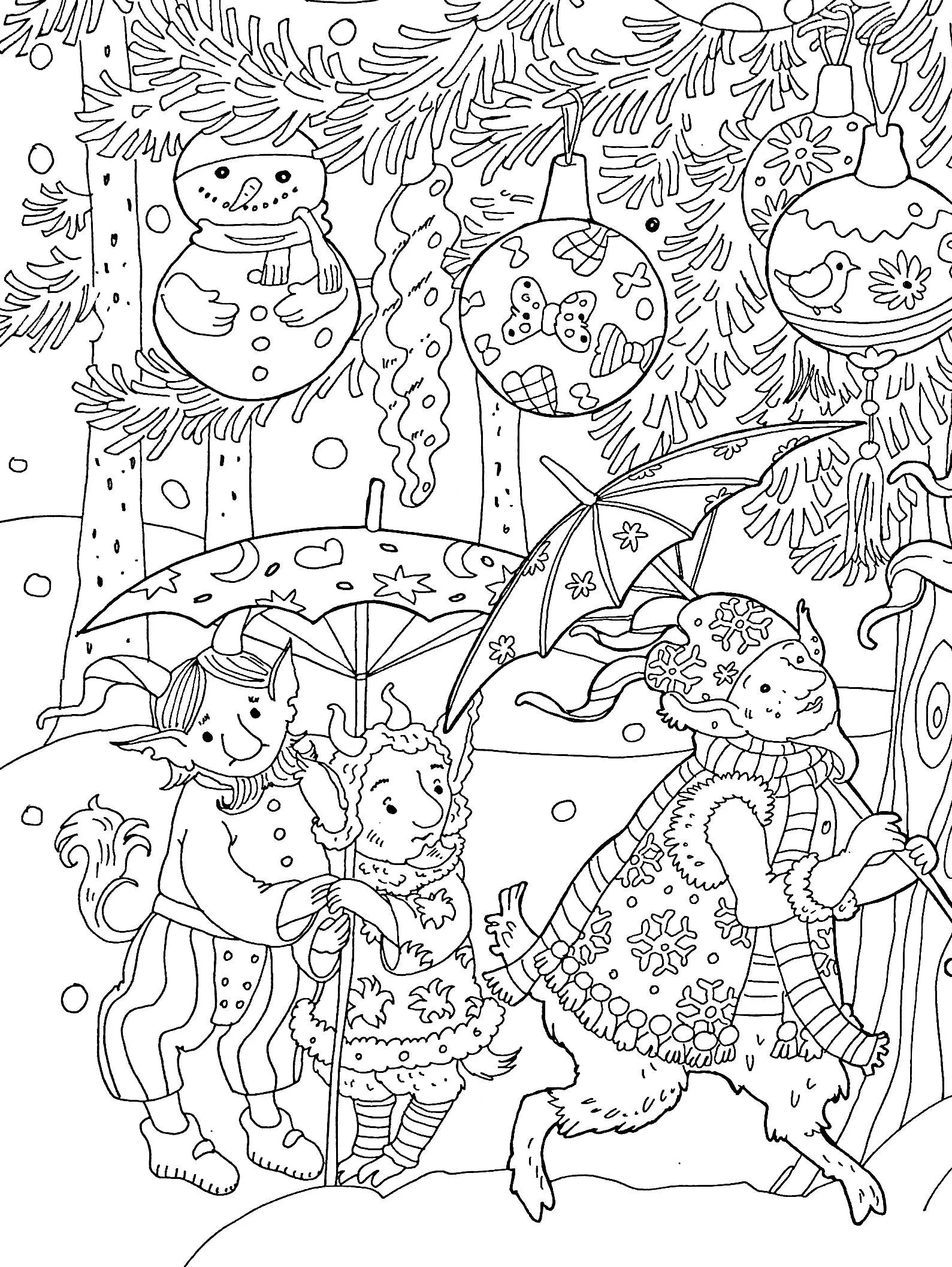 Розмальовка-антистрес "Різдвяна казка" (у) (3670) 6
