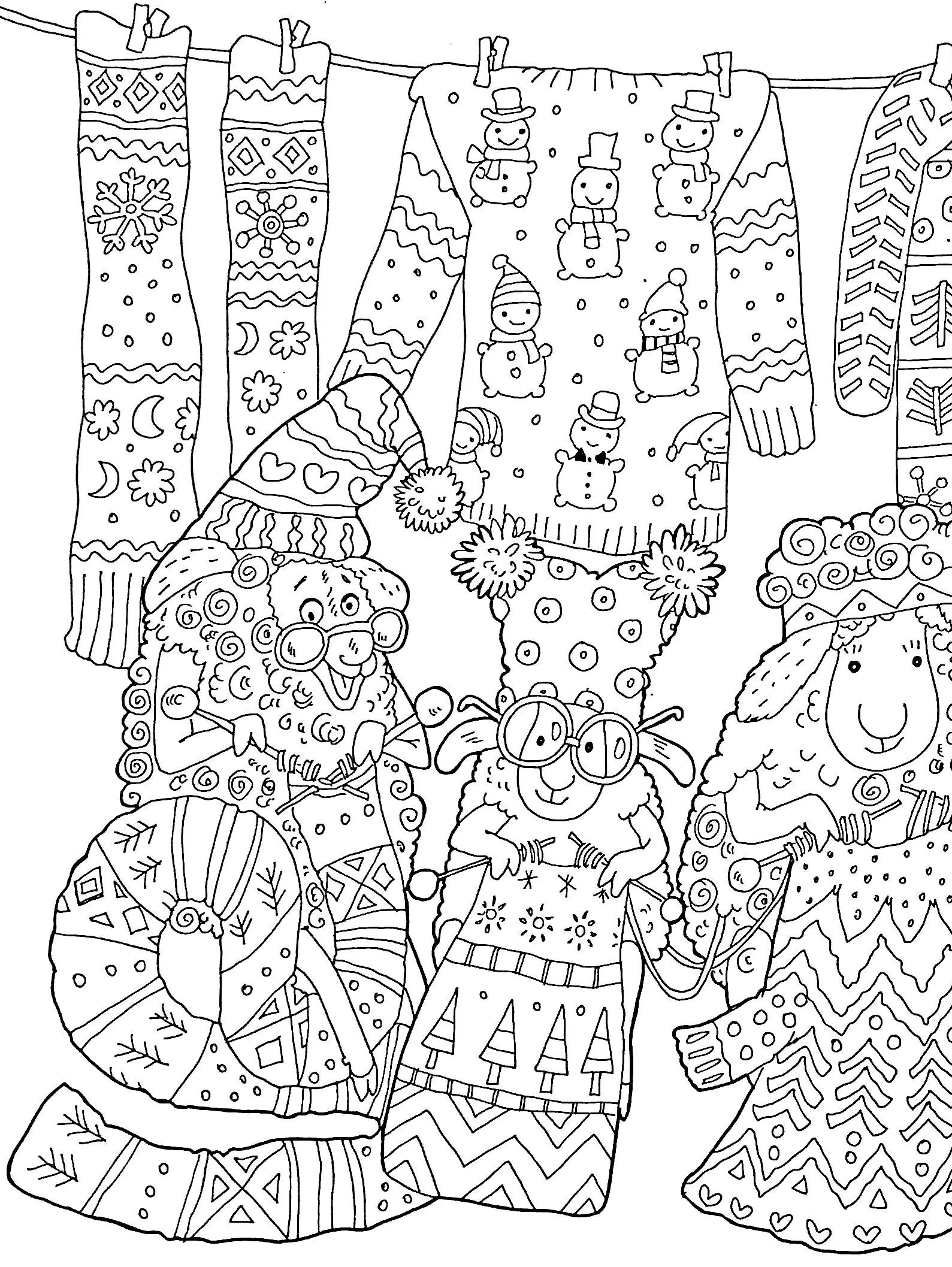 Розмальовка-антистрес "Різдвяна казка" (у) (3670) 7