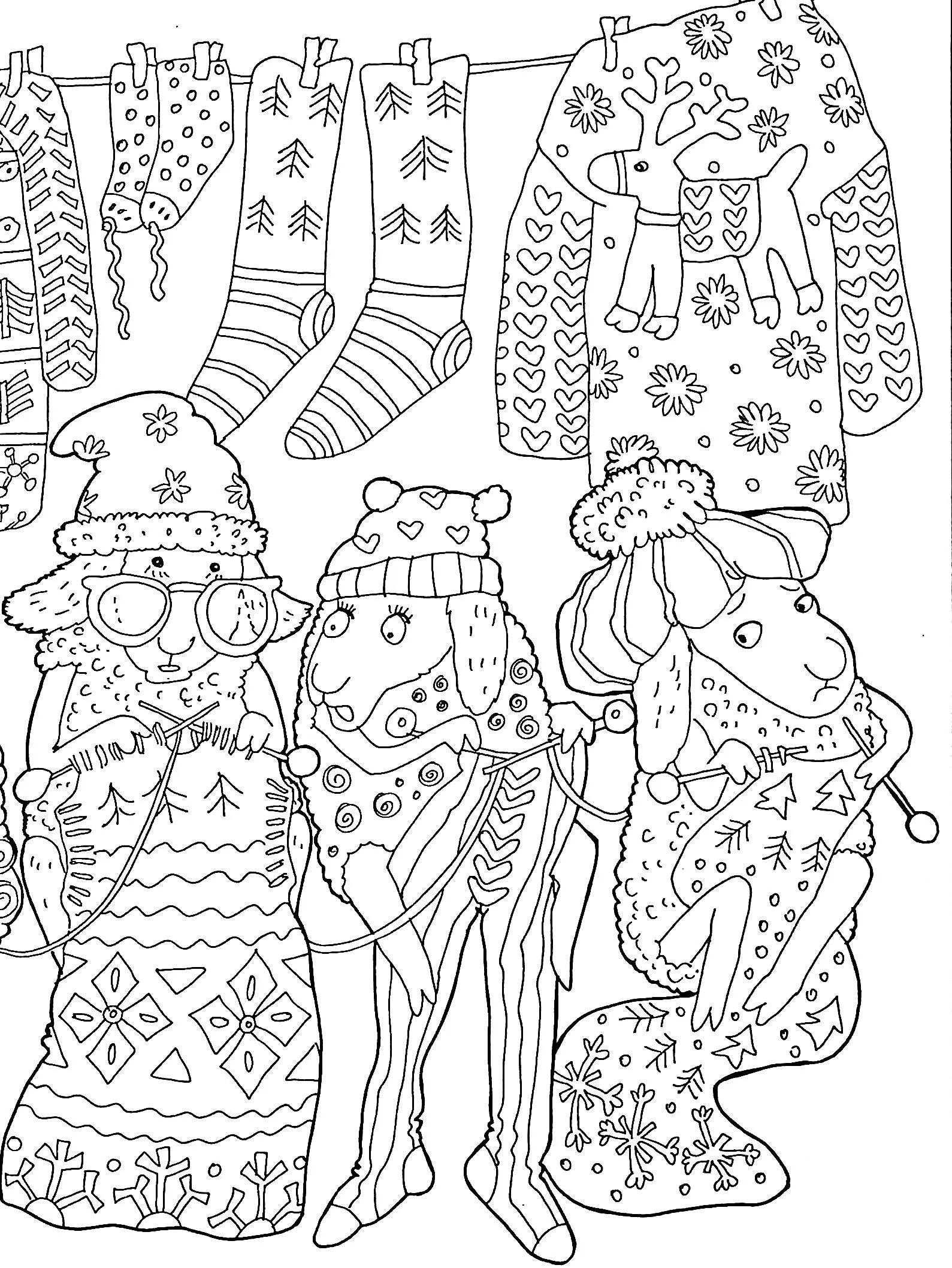 Розмальовка-антистрес "Різдвяна казка" (у) (3670) 8