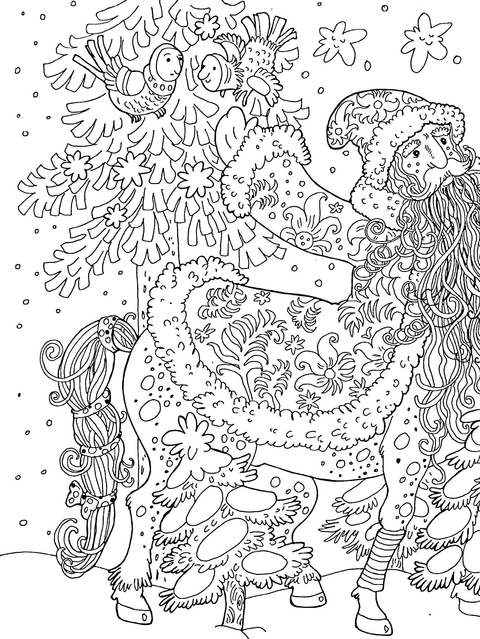 Розмальовка-антистрес "Різдвяна казка" (у) (3670) 10