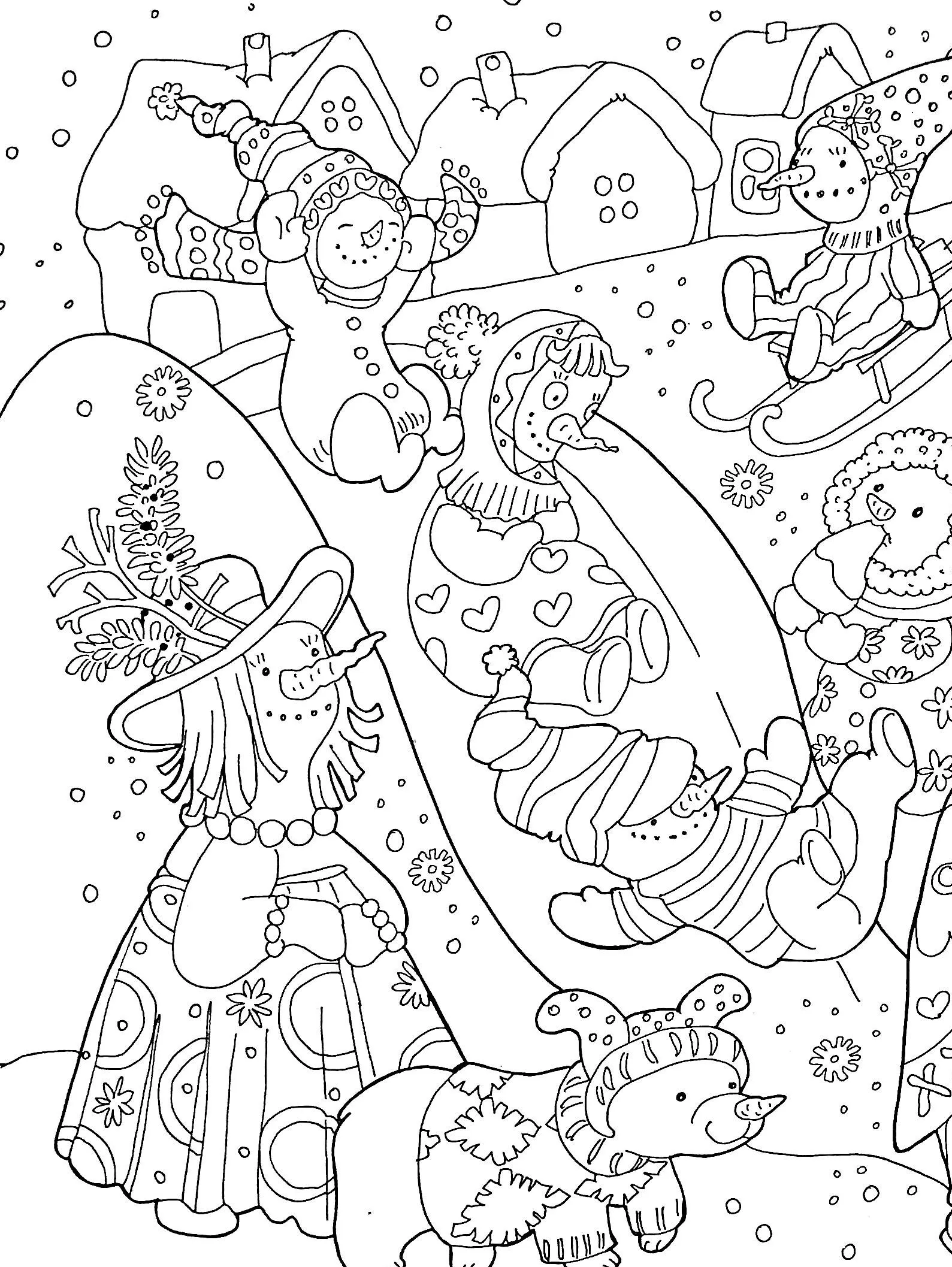 Розмальовка-антистрес "Різдвяна казка" (у) (3670) 12