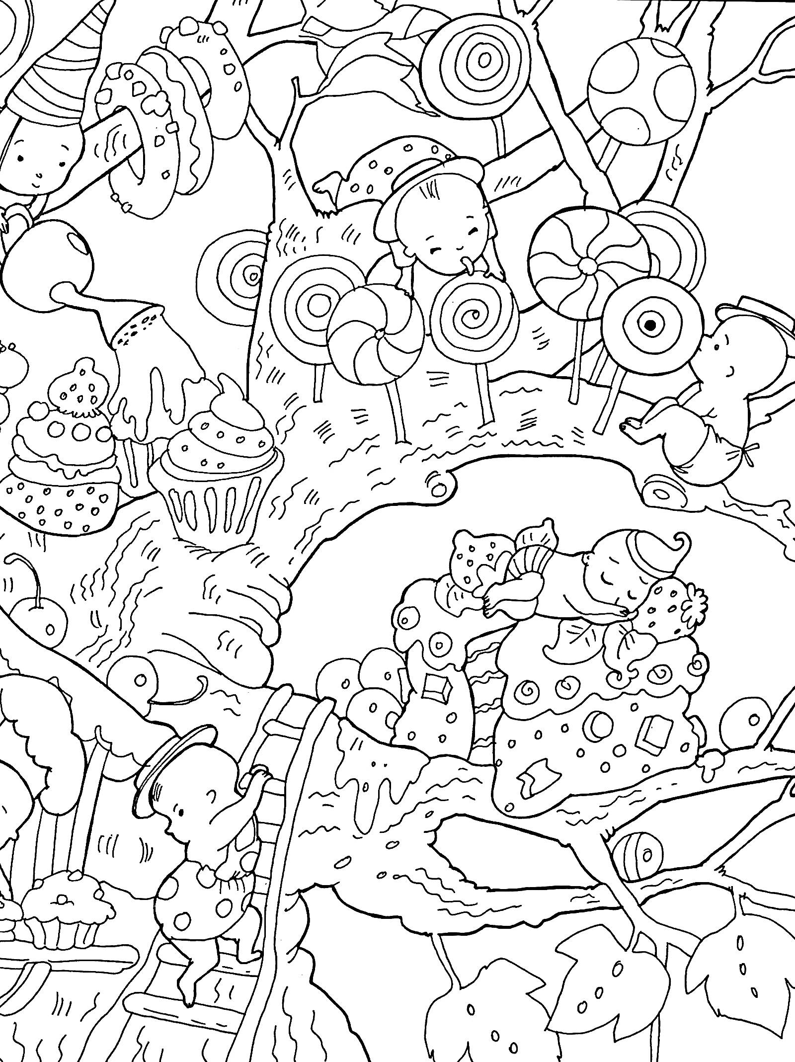 Розмальовка-антистрес "Дивовижний садок" (у) (3663) 5