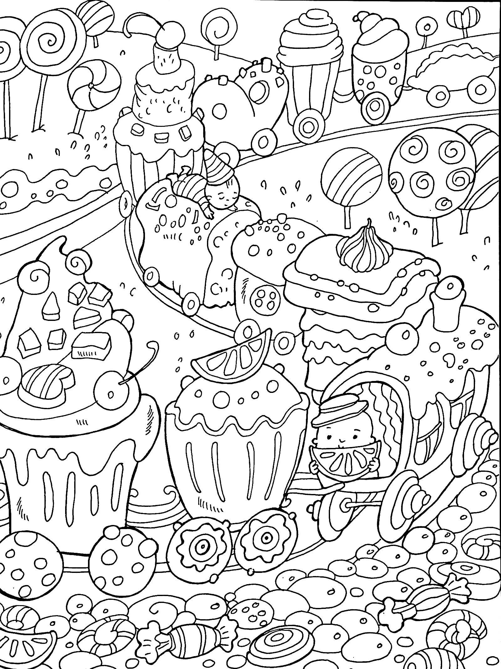 Розмальовка-антистрес "Дивовижний садок" (у) (3663) 7