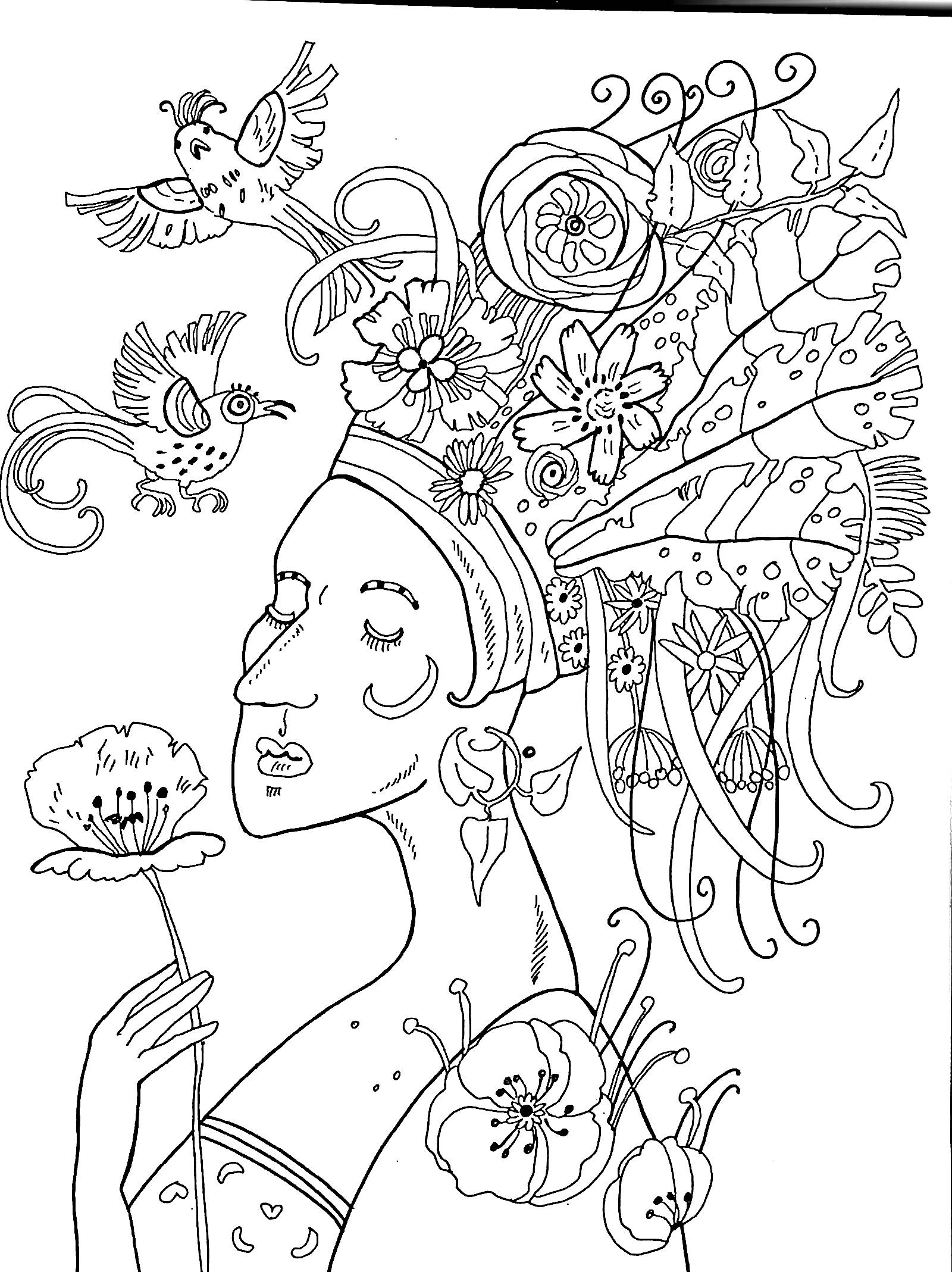 Розмальовка-антистрес "Дивовижний садок" (у) (3663) 8