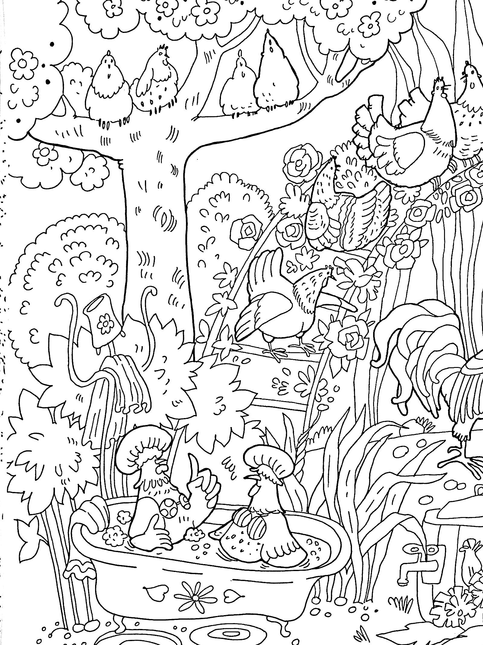 Розмальовка-антистрес "Дивовижний садок" (у) (3663) 10