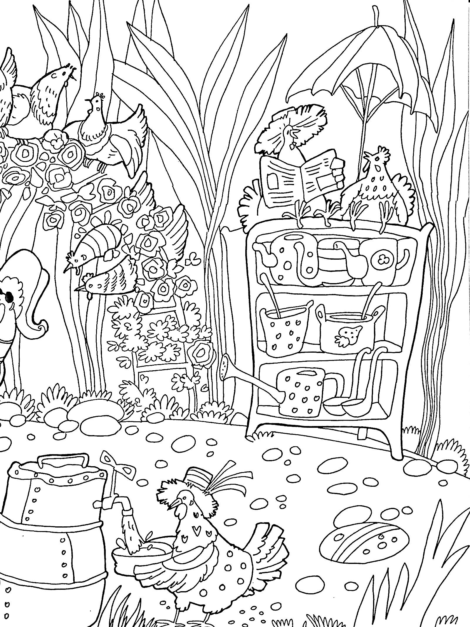 Розмальовка-антистрес "Дивовижний садок" (у) (3663) 11