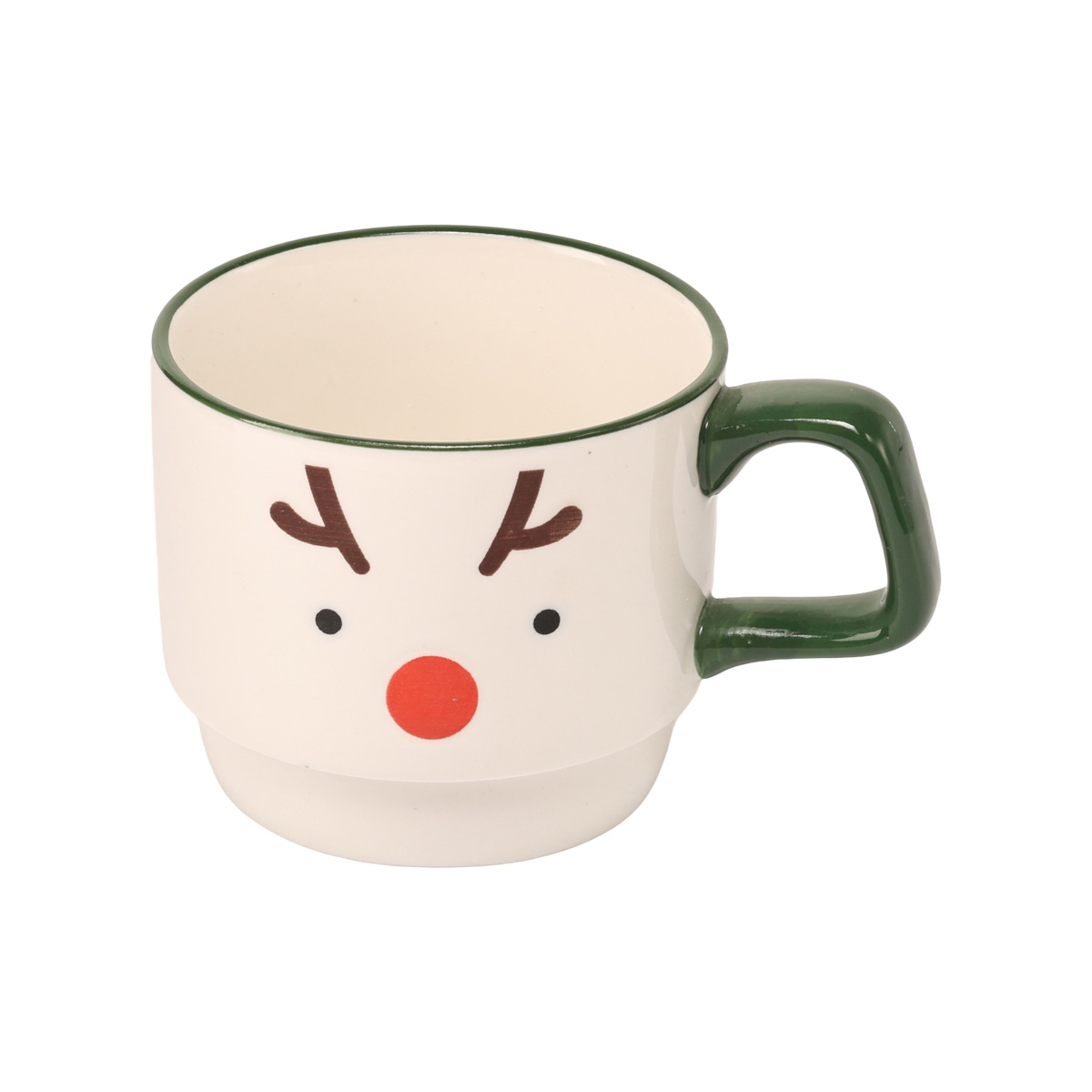 Керамическая чашка "Рожки оленя"