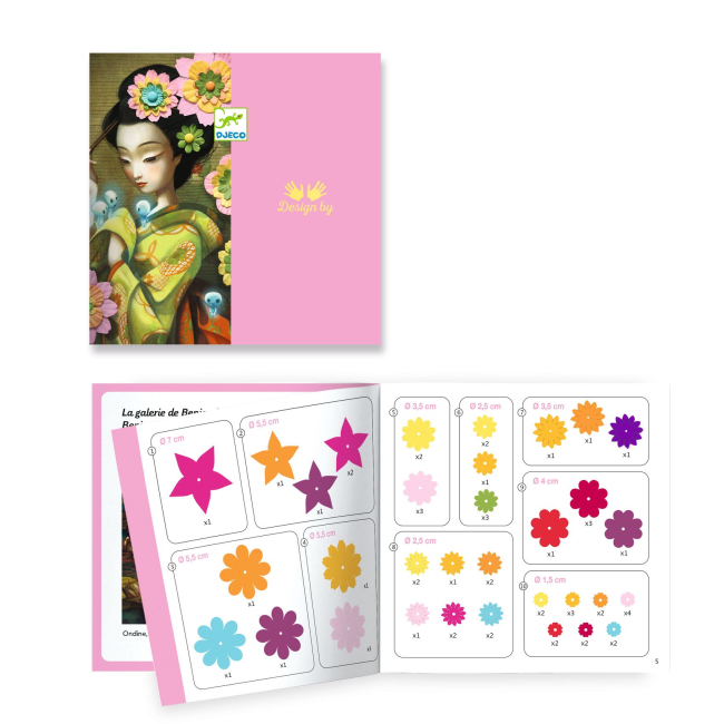 Набор для творчества "Рок-н-Роузес" DJECO, DJ09455 1