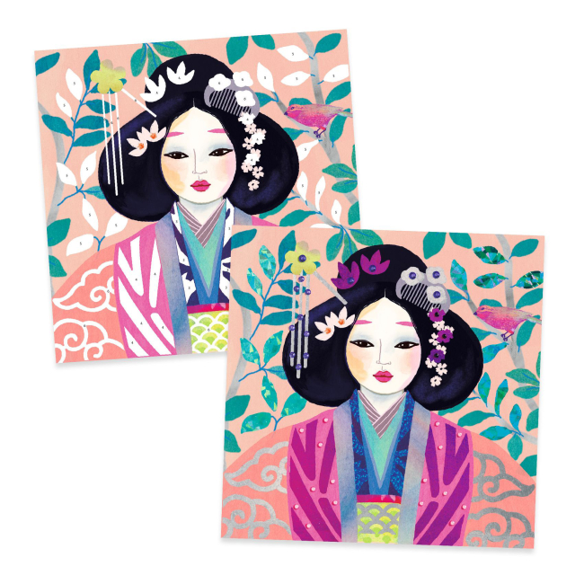 Набор для творчества аппликация с фольгой "Драгоценные украшения" DJECO, DJ09527 3