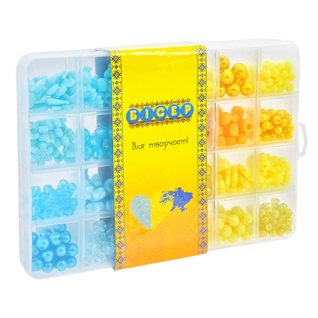 Набор для творчества с бисером, 2 вида, микс, PL-15/01/04 1